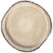 Wood Tree Bark Indented Display Tray Serving Plate Platter Charger